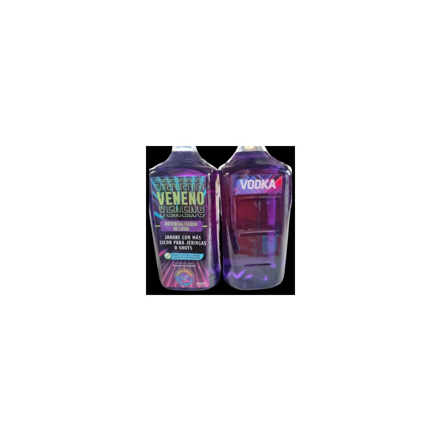 Power Shot Veneno de vodka en color morado