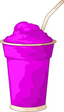 Vaso de granizado sabor Tussi