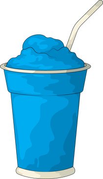 Vaso de granizado sabor Chicle