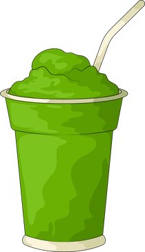 Vaso de granizado sabor Mojito