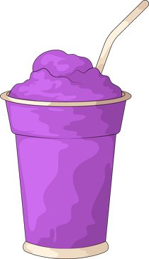 Vaso de granizado sabor Candy