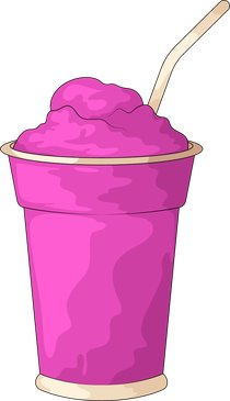 Vaso de granizado sabor Bichota